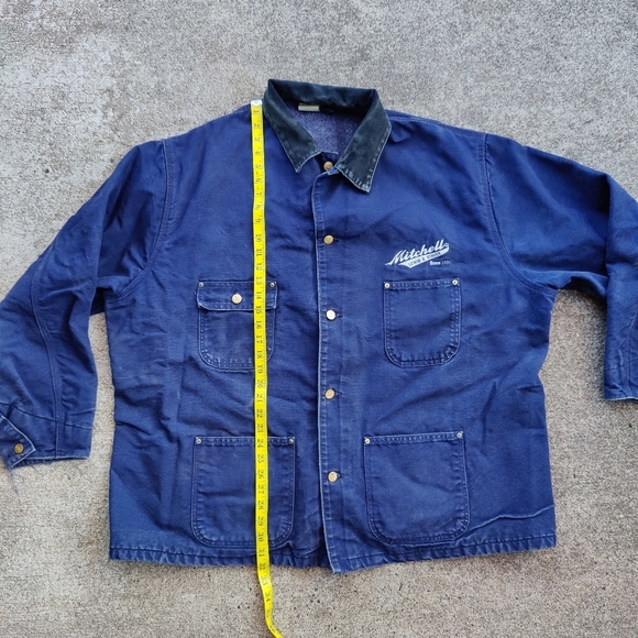 Carhartt Vintage J97 Detroit Jacket Chore Coat Navy Blue Men's Size 5XL - Picture 7 of 14